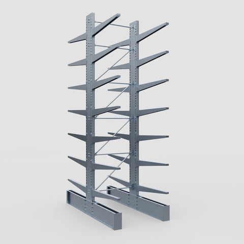 Cantilever Rack - Double Sided - Ultra Heavy Duty - Hot Dip Galvanized - Full Bay - Height 5791mm