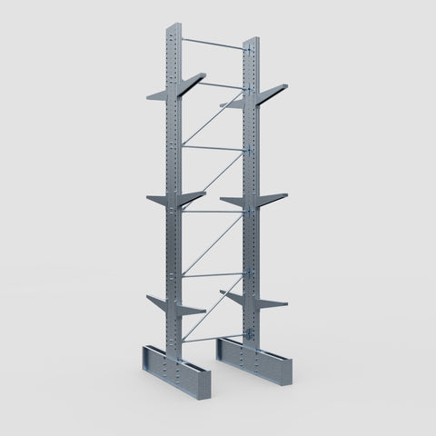 Cantilever Rack - Double Sided - Ultra Heavy Duty - Hot Dip Galvanized - Full Bay - Height 5791mm
