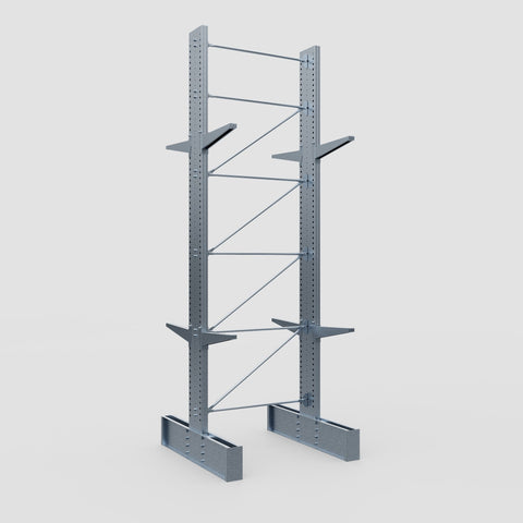Cantilever Rack - Double Sided - Ultra Heavy Duty - Hot Dip Galvanized - Full Bay - Height 5791mm