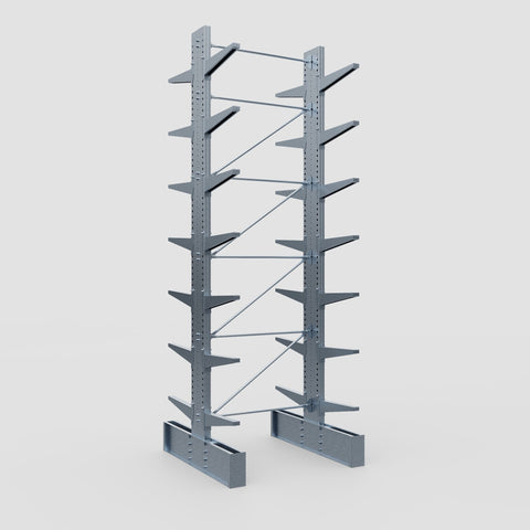 Cantilever Rack - Double Sided - Ultra Heavy Duty - Hot Dip Galvanized - Full Bay - Height 5791mm