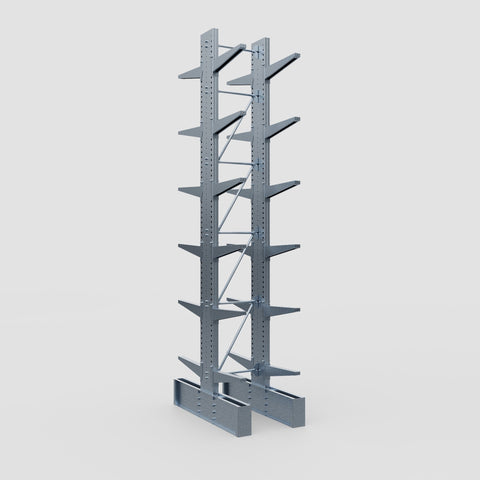 Cantilever Rack - Double Sided - Ultra Heavy Duty - Hot Dip Galvanized - Full Bay - Height 5791mm