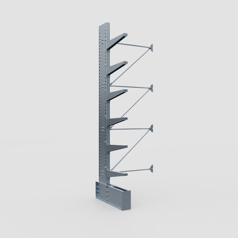 Cantilever Rack - Single Sided - Ultra Heavy Duty - Hot Dip Galvanized - Add-On Bay - Height 4267mm