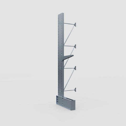 Cantilever Rack - Single Sided - Ultra Heavy Duty - Hot Dip Galvanized - Add-On Bay - Height 4267mm