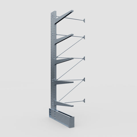 Cantilever Rack - Single Sided - Ultra Heavy Duty - Hot Dip Galvanized - Add-On Bay - Height 4877mm