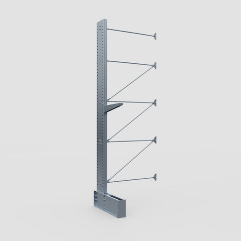 Cantilever Rack - Single Sided - Ultra Heavy Duty - Hot Dip Galvanized - Add-On Bay - Height 4877mm