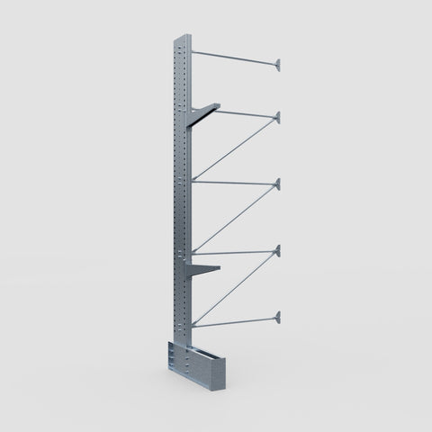 Cantilever Rack - Single Sided - Ultra Heavy Duty - Hot Dip Galvanized - Add-On Bay - Height 4877mm