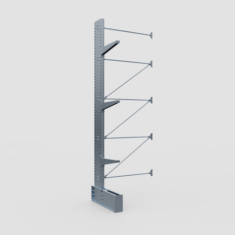 Cantilever Rack - Single Sided - Ultra Heavy Duty - Hot Dip Galvanized - Add-On Bay - Height 4877mm