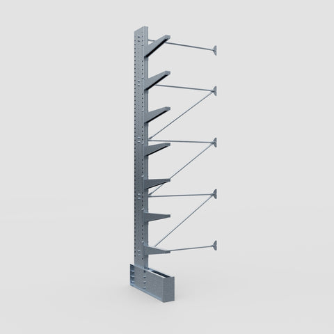 Cantilever Rack - Single Sided - Ultra Heavy Duty - Hot Dip Galvanized - Add-On Bay - Height 4877mm