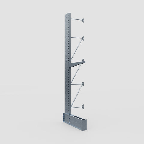 Cantilever Rack - Single Sided - Ultra Heavy Duty - Hot Dip Galvanized - Add-On Bay - Height 4877mm