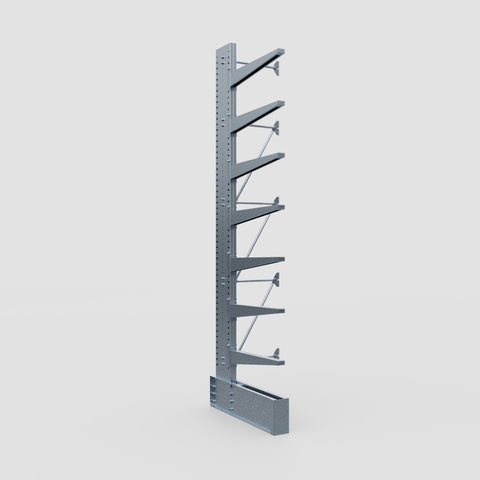 Cantilever Rack - Single Sided - Ultra Heavy Duty - Hot Dip Galvanized - Add-On Bay - Height 4877mm
