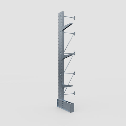 Cantilever Rack - Single Sided - Ultra Heavy Duty - Hot Dip Galvanized - Add-On Bay - Height 4877mm