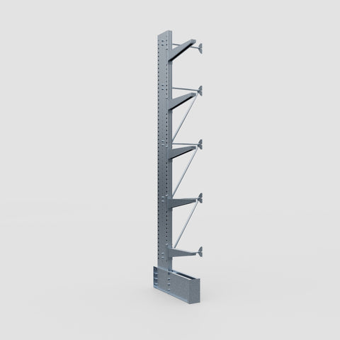 Cantilever Rack - Single Sided - Ultra Heavy Duty - Hot Dip Galvanized - Add-On Bay - Height 4877mm