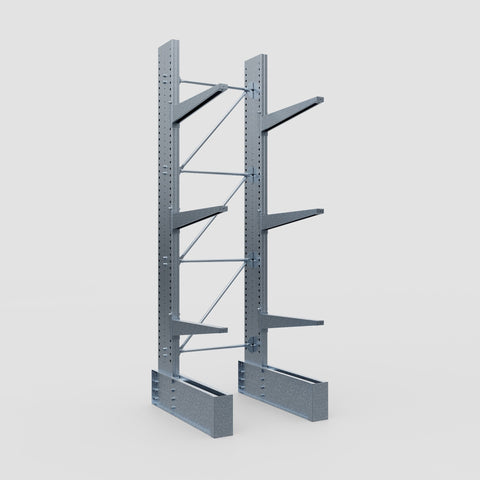 Cantilever Rack - Single Sided - Ultra Heavy Duty - Hot Dip Galvanized - Full Bay - Height 4267mm