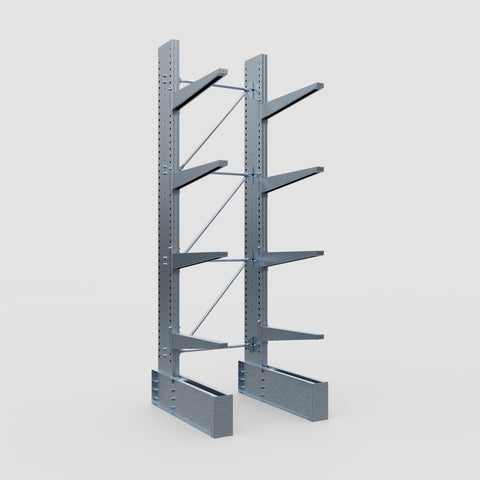 Cantilever Rack - Single Sided - Ultra Heavy Duty - Hot Dip Galvanized - Full Bay - Height 4267mm