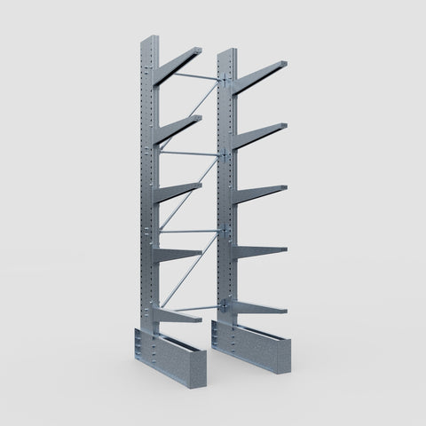 Cantilever Rack - Single Sided - Ultra Heavy Duty - Hot Dip Galvanized - Full Bay - Height 4267mm