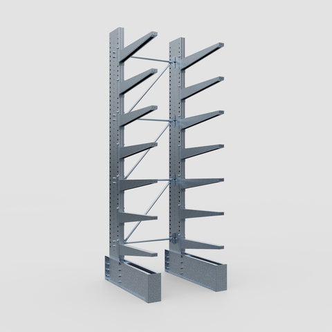 Cantilever Rack - Single Sided - Ultra Heavy Duty - Hot Dip Galvanized - Full Bay - Height 4267mm