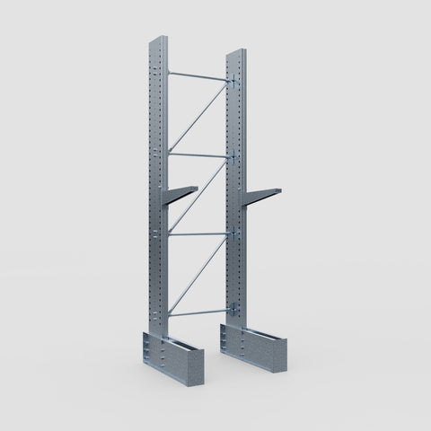 Cantilever Rack - Single Sided - Ultra Heavy Duty - Hot Dip Galvanized - Full Bay - Height 4267mm
