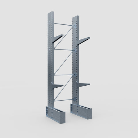 Cantilever Rack - Single Sided - Ultra Heavy Duty - Hot Dip Galvanized - Full Bay - Height 4267mm
