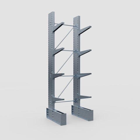 Cantilever Rack - Single Sided - Ultra Heavy Duty - Hot Dip Galvanized - Full Bay - Height 4267mm