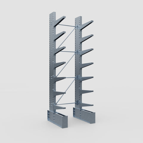 Cantilever Rack - Single Sided - Ultra Heavy Duty - Hot Dip Galvanized - Full Bay - Height 4267mm