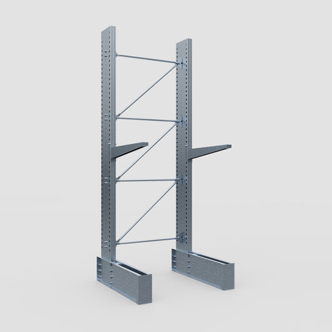 Cantilever Rack - Single Sided - Ultra Heavy Duty - Hot Dip Galvanized - Full Bay - Height 4267mm