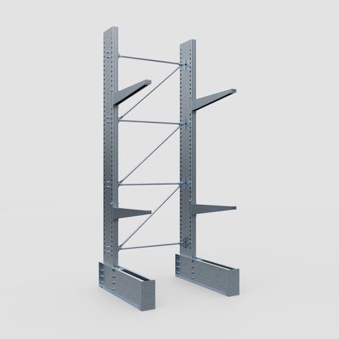 Cantilever Rack - Single Sided - Ultra Heavy Duty - Hot Dip Galvanized - Full Bay - Height 4267mm