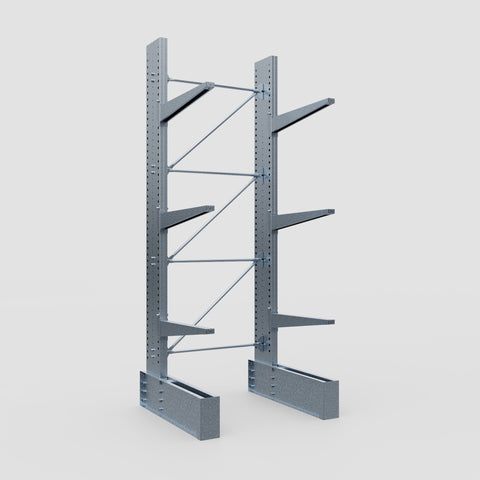 Cantilever Rack - Single Sided - Ultra Heavy Duty - Hot Dip Galvanized - Full Bay - Height 4267mm