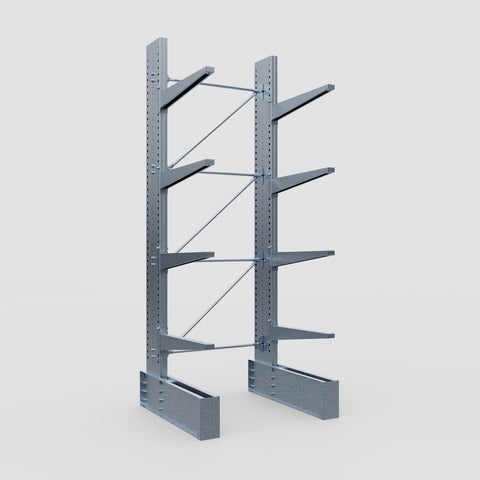 Cantilever Rack - Single Sided - Ultra Heavy Duty - Hot Dip Galvanized - Full Bay - Height 4267mm