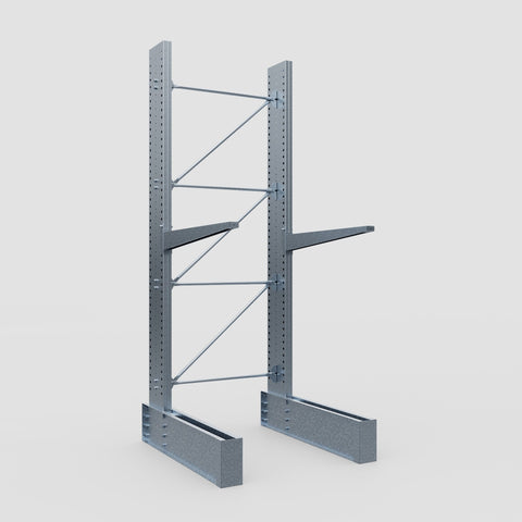 Cantilever Rack - Single Sided - Ultra Heavy Duty - Hot Dip Galvanized - Full Bay - Height 4267mm
