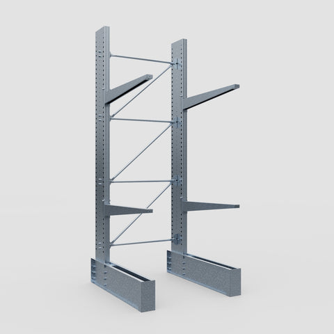 Cantilever Rack - Single Sided - Ultra Heavy Duty - Hot Dip Galvanized - Full Bay - Height 4267mm