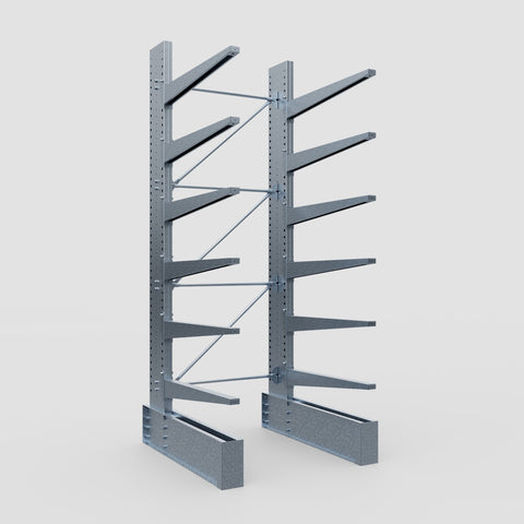 Cantilever Rack - Single Sided - Ultra Heavy Duty - Hot Dip Galvanized - Full Bay - Height 4267mm