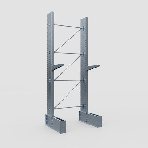 Cantilever Rack - Single Sided - Ultra Heavy Duty - Hot Dip Galvanized - Full Bay - Height 4267mm