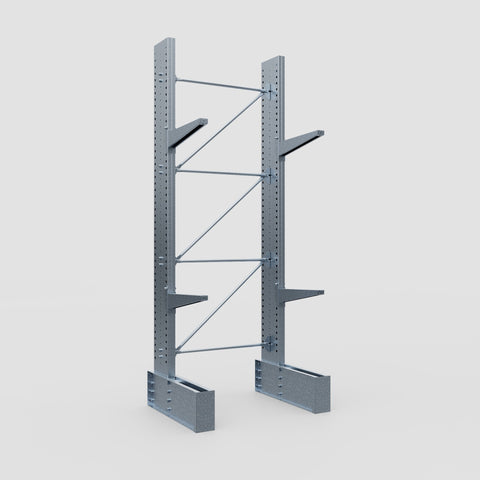 Cantilever Rack - Single Sided - Ultra Heavy Duty - Hot Dip Galvanized - Full Bay - Height 4267mm
