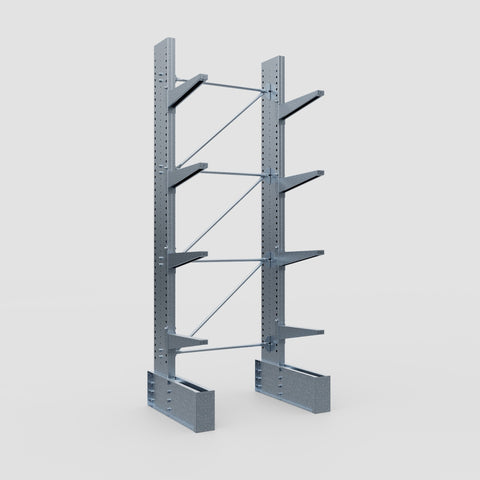 Cantilever Rack - Single Sided - Ultra Heavy Duty - Hot Dip Galvanized - Full Bay - Height 4267mm