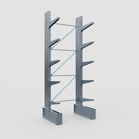 Cantilever Rack - Single Sided - Ultra Heavy Duty - Hot Dip Galvanized - Full Bay - Height 4267mm