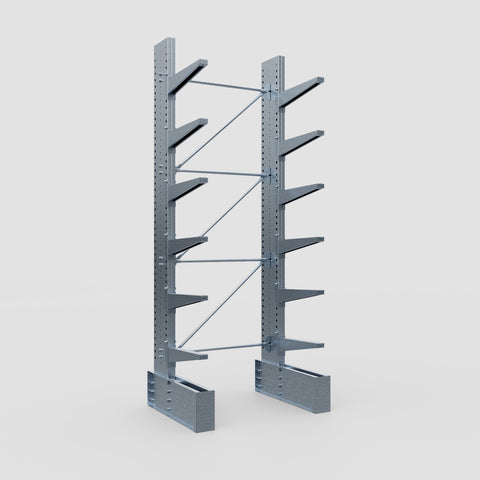 Cantilever Rack - Single Sided - Ultra Heavy Duty - Hot Dip Galvanized - Full Bay - Height 4267mm