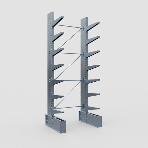 Cantilever Rack - Single Sided - Ultra Heavy Duty - Hot Dip Galvanized - Full Bay - Height 4267mm