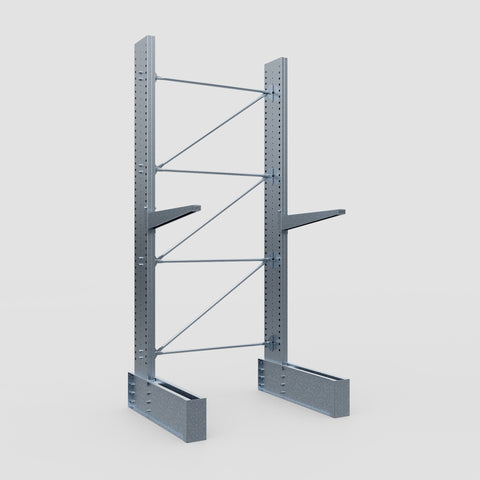 Cantilever Rack - Single Sided - Ultra Heavy Duty - Hot Dip Galvanized - Full Bay - Height 4267mm
