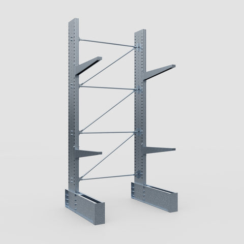 Cantilever Rack - Single Sided - Ultra Heavy Duty - Hot Dip Galvanized - Full Bay - Height 4267mm
