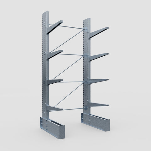 Cantilever Rack - Single Sided - Ultra Heavy Duty - Hot Dip Galvanized - Full Bay - Height 4267mm