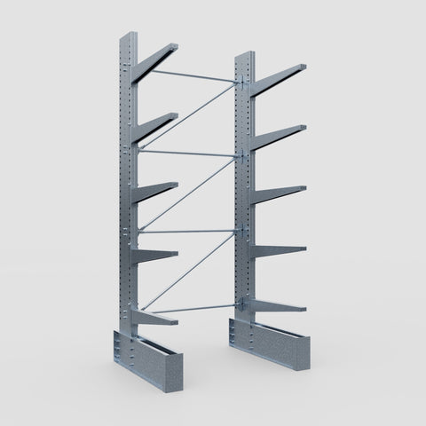 Cantilever Rack - Single Sided - Ultra Heavy Duty - Hot Dip Galvanized - Full Bay - Height 4267mm