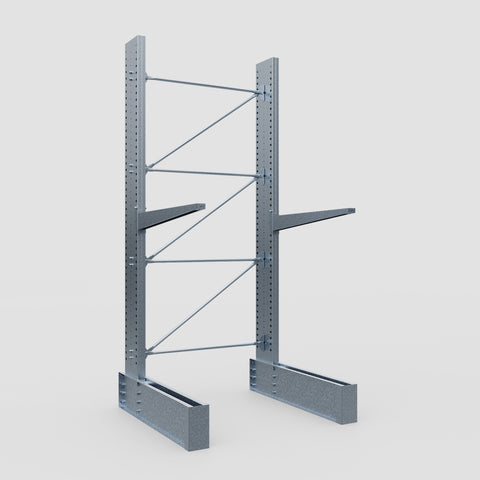 Cantilever Rack - Single Sided - Ultra Heavy Duty - Hot Dip Galvanized - Full Bay - Height 4267mm