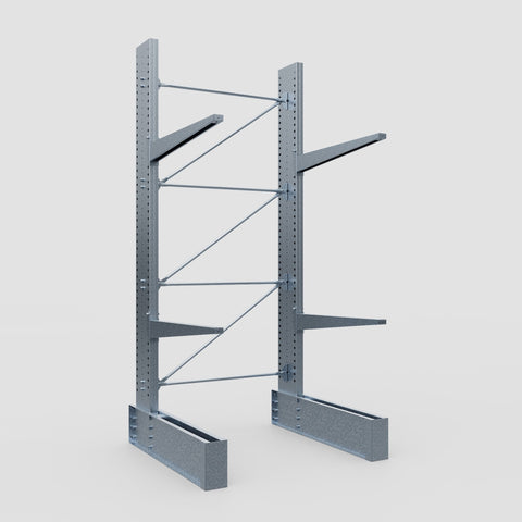 Cantilever Rack - Single Sided - Ultra Heavy Duty - Hot Dip Galvanized - Full Bay - Height 4267mm