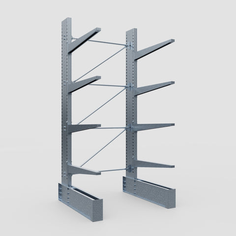 Cantilever Rack - Single Sided - Ultra Heavy Duty - Hot Dip Galvanized - Full Bay - Height 4267mm