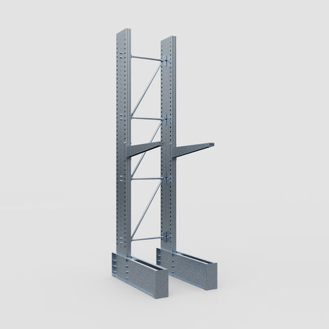 Cantilever Rack - Single Sided - Ultra Heavy Duty - Hot Dip Galvanized - Full Bay - Height 4267mm