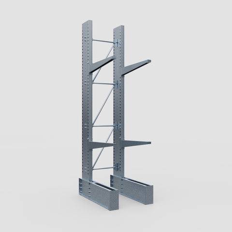 Cantilever Rack - Single Sided - Ultra Heavy Duty - Hot Dip Galvanized - Full Bay - Height 4267mm