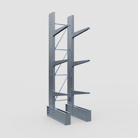 Cantilever Rack - Single Sided - Ultra Heavy Duty - Hot Dip Galvanized - Full Bay - Height 4267mm