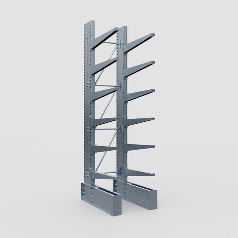 Cantilever Rack - Single Sided - Ultra Heavy Duty - Hot Dip Galvanized - Full Bay - Height 4267mm