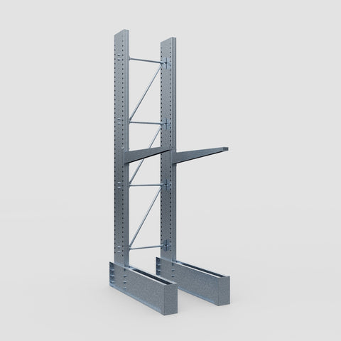 Cantilever Rack - Single Sided - Ultra Heavy Duty - Hot Dip Galvanized - Full Bay - Height 4267mm