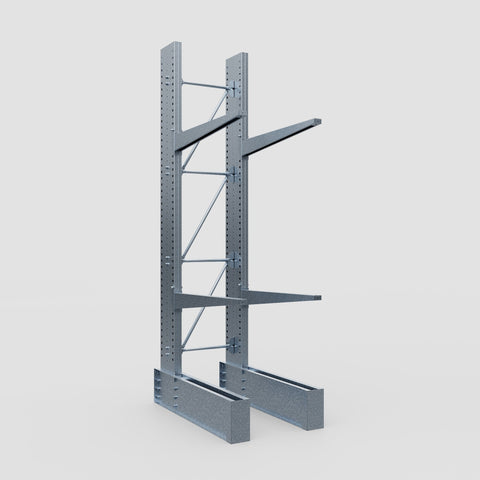 Cantilever Rack - Single Sided - Ultra Heavy Duty - Hot Dip Galvanized - Full Bay - Height 4267mm